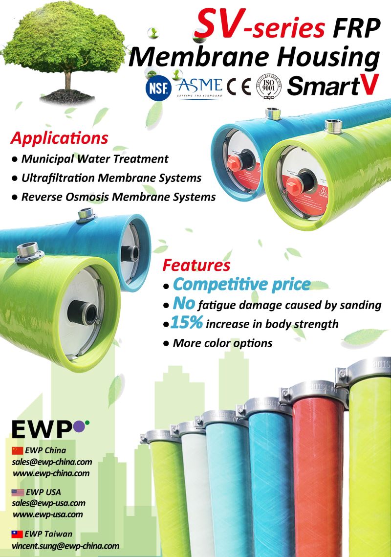 More Color Options RO Water Filter Housing Membrane Housing