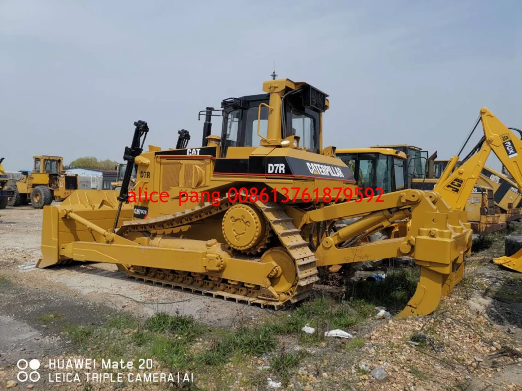 Used Cat D7 Dozer Caterpillar D7r D7h D7g Crawler Tractor Bulldozer Cheap Price for Sale