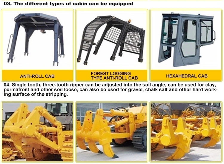 Shantui Bulldozer Price Trimming Bulldozer 3.8 Cbm 17.05 Tons Str16