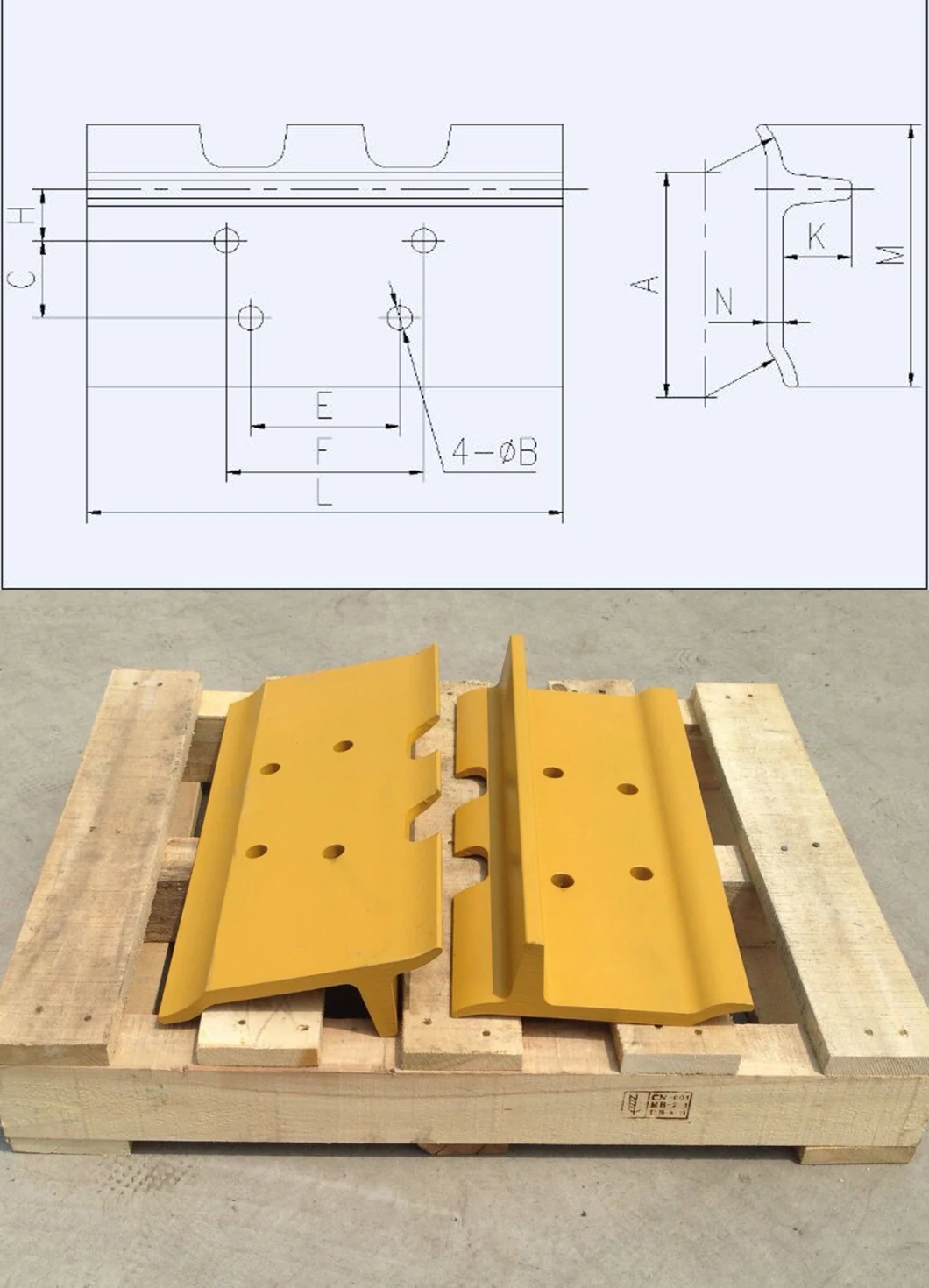 Best Quality Steel Track Shoe D80 for Caterpillar Excavator and Bulldozer