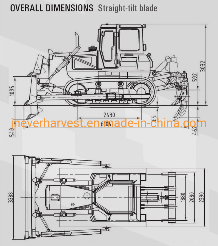 Shantui SD22 220HP Coal Crawler Bulldozer D7 Bulldozer for Sale