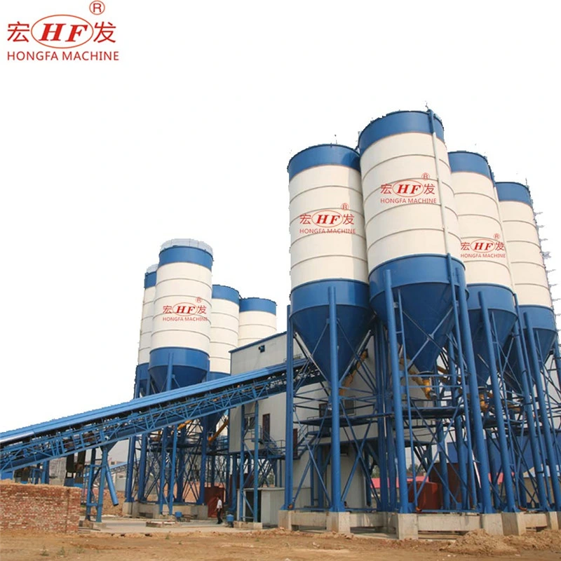 Hongfa 25cbm, 50cbm, 90cbm, 120cbm, 180cbm Per Hour Concrete Batching Plant Concrete Mixing Plant