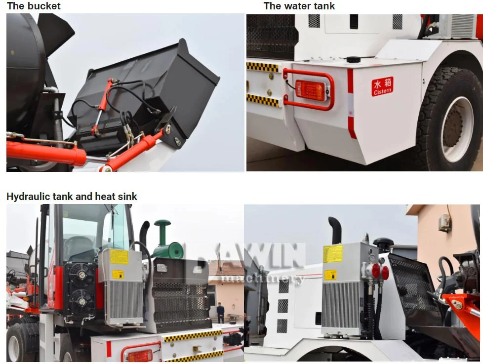 Mobile Concrete Batching Plant Including High Pressure Cleaner, Batch Controller, Slump Indicator and Additive Dosing