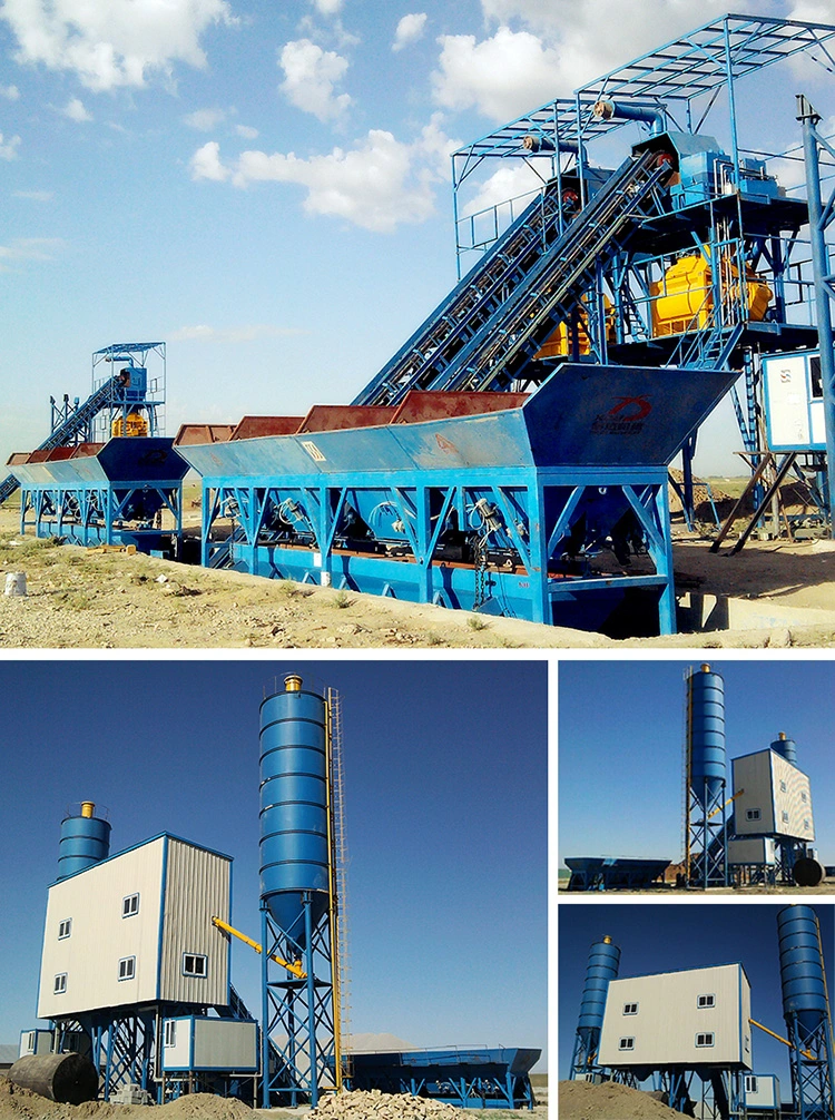 60m3/H Compact Commercial Concrete Mixing Plant Factory/ Concrete Mixing Station