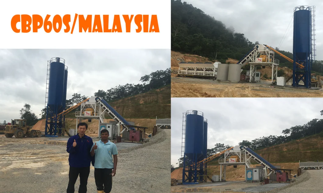 Road and Buliding 25m3 Automatic Concrete Batching Plant