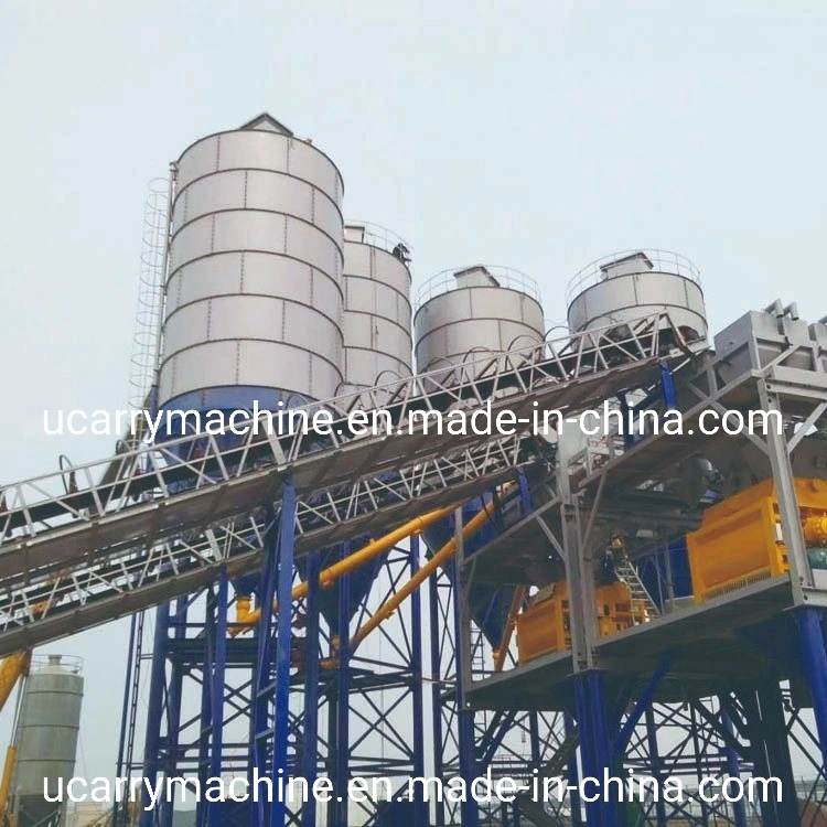 Construction Equipment Concrete Mixer Cement Precast Batching Plant Belt Conveyor Modle Batching Plant