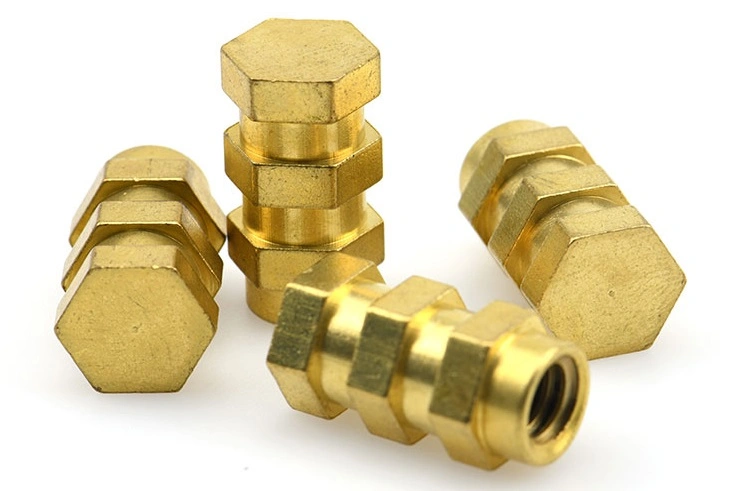 Factory Direct Sale Brass Bolt Screw Nut Washer CNC Part and Custom Fasteners