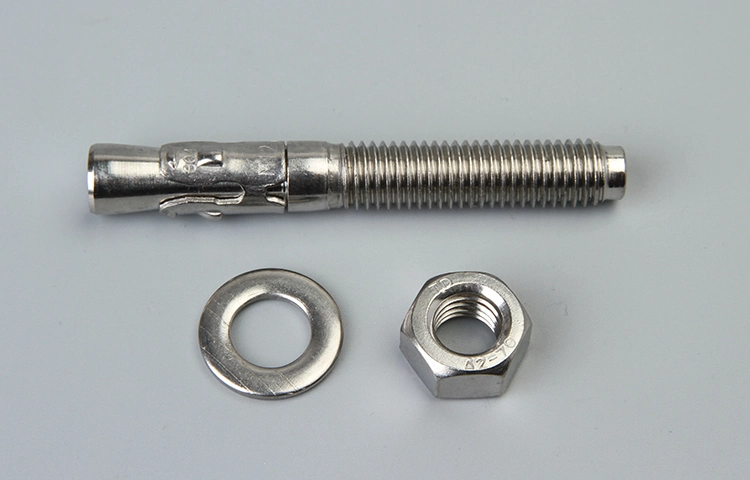 Stainless Steel Wedge Anchor Bolt, Through Bolt, Expansion Bolt for Concrete Walls