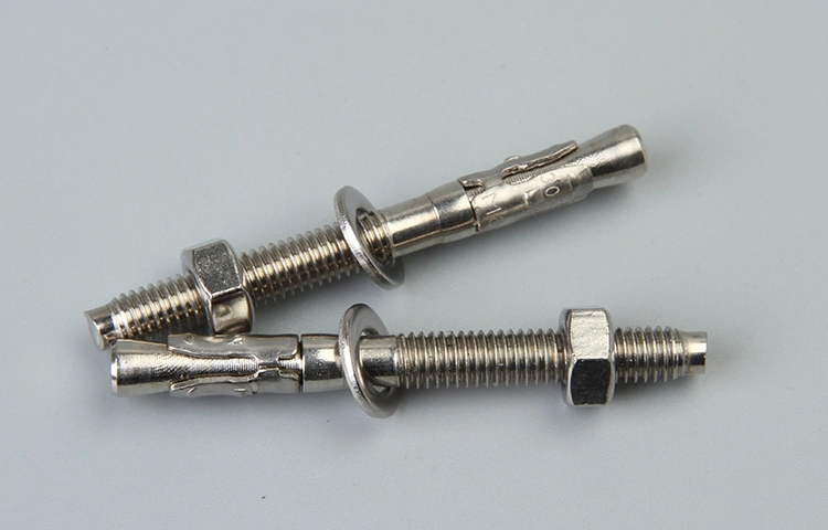 Stainless Steel Wedge Anchor Bolt, Through Bolt, Expansion Bolt for Concrete Walls