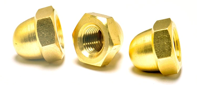 Factory Direct Sale Brass Bolt Screw Nut Washer CNC Part and Custom Fasteners