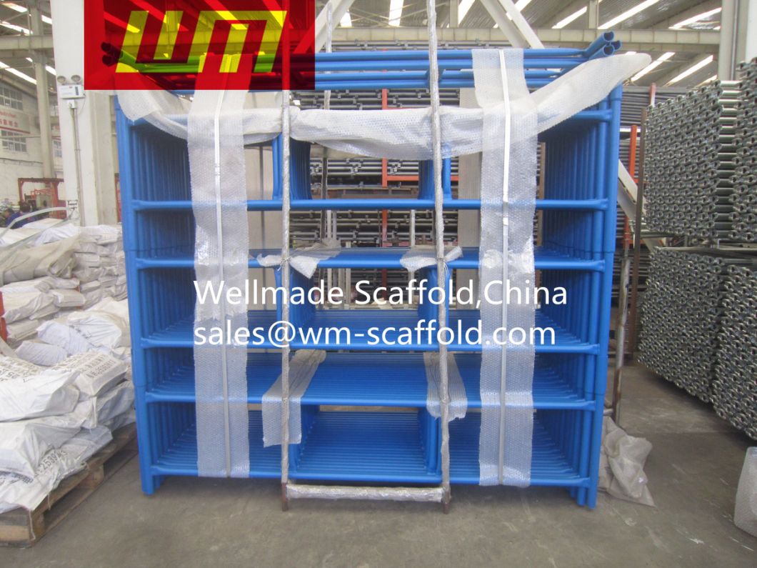 Flip Lock Ladder Frame Scaffolding for Facade Construction