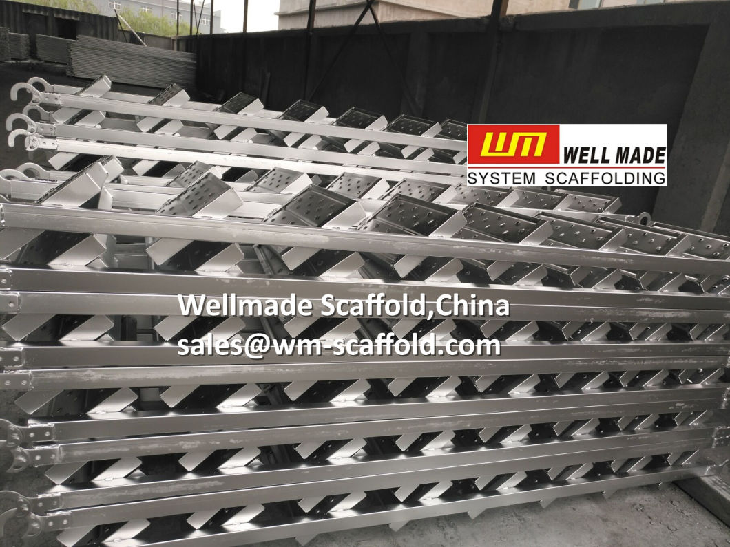 Galvanized Step Stairs of Frame Scaffolding Access Scaffolding/Stairway