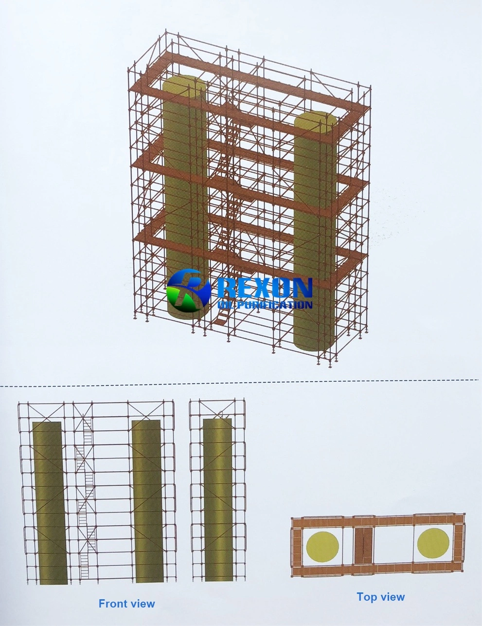 Construction of Full Support Scaffolding, Full Space Frame Scaffolding