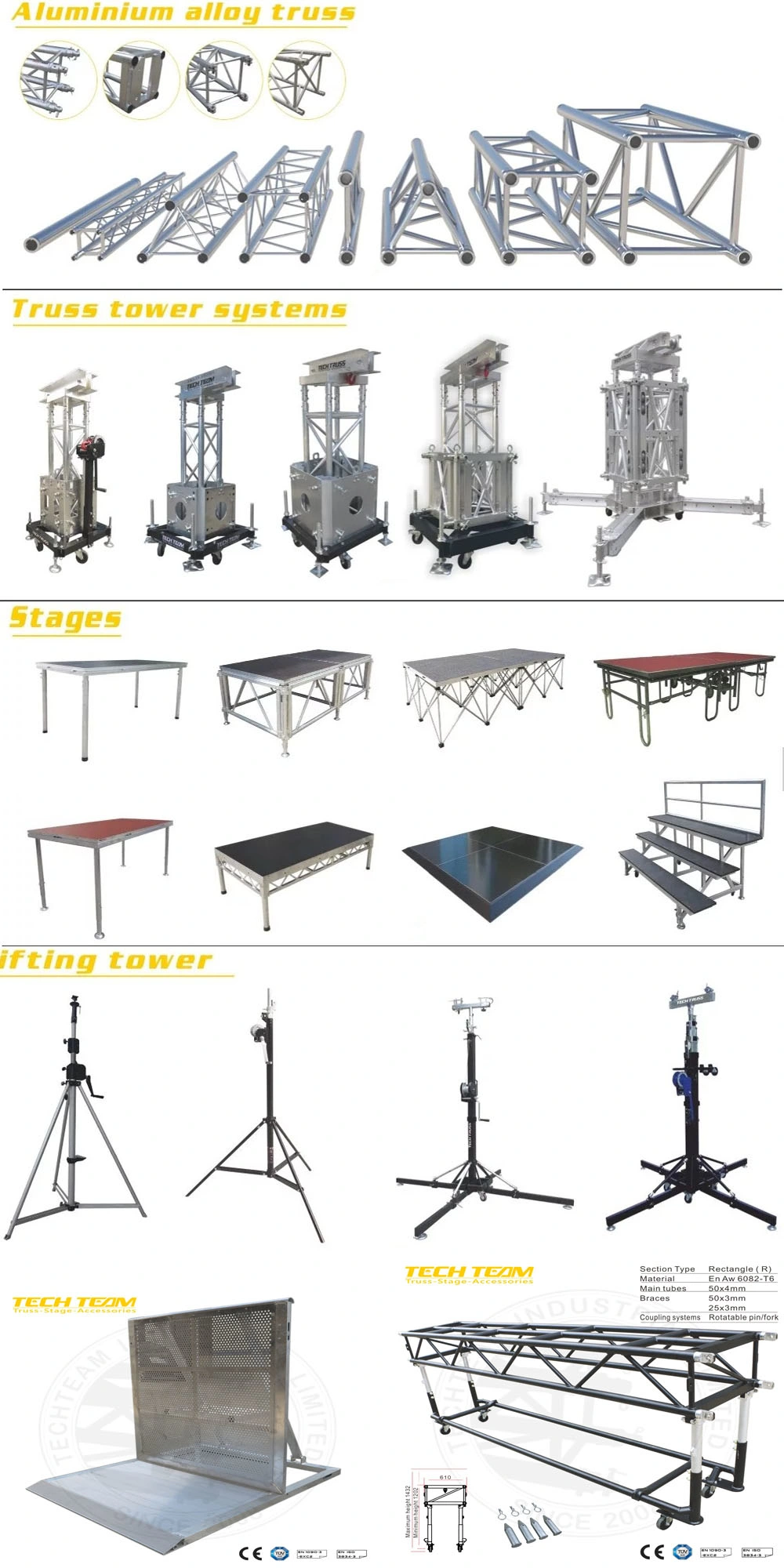 Bolt Truss Lighting Truss Heavy Duty Screw Bolt Truss