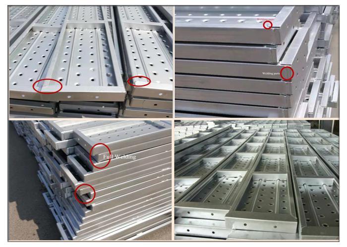 225mm Ringlock Scaffolding Galvanized Platform Scaffold Steel Plank