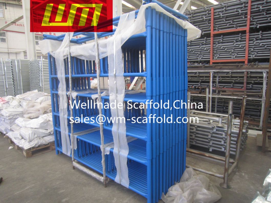 Flip Lock Ladder Frame Scaffolding for Facade Construction