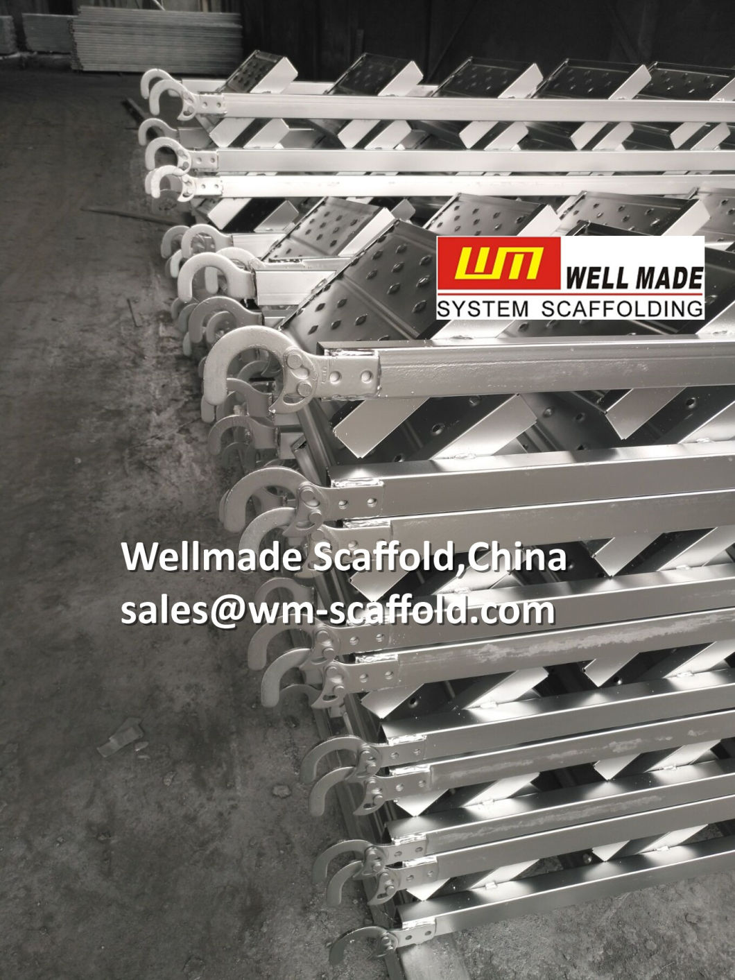 Galvanized Step Stairs of Frame Scaffolding Access Scaffolding/Stairway