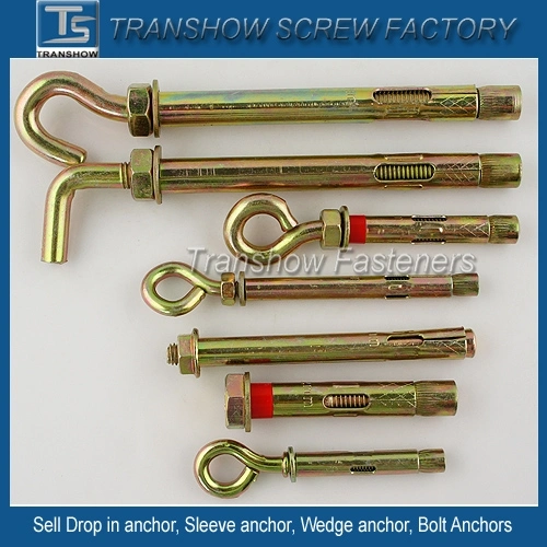 4 PCS Shell O Type Eye Bolt Expansion Anchors