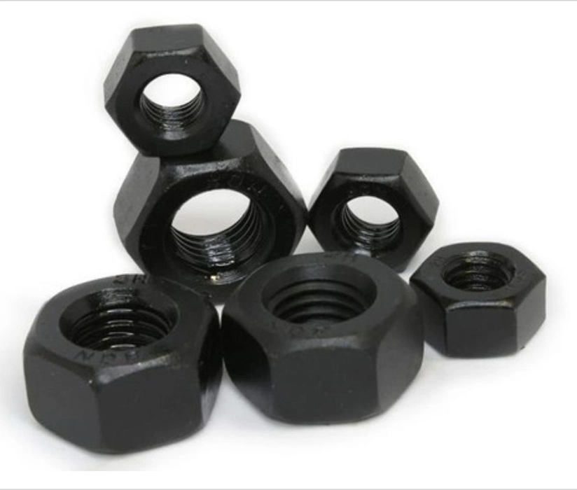 Fastener M3 M10 ANSI Black Oxide HDG Gr A325 A194 Hex Heavy Nut