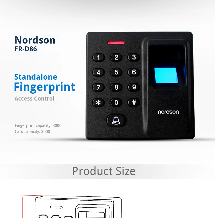 Standalone Biometric Reader Biometric Device with Weigand 26/34