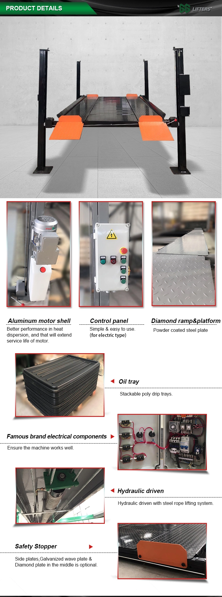 parking machine car parking system/parking smart system/hydraulic home lifts