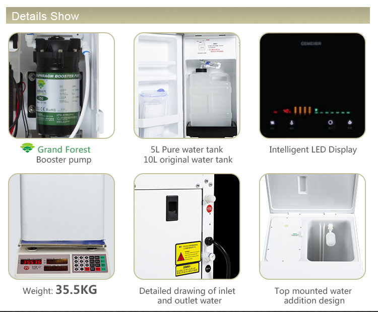 Refill 5 Gallon Bottle Pure Water Vending Machine Reverse Osmosis Vending Machine