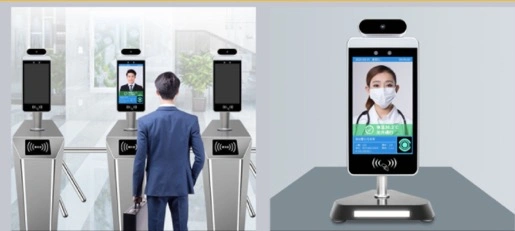 8 Inch Face Recognition Infrared Thermal Imaging Temperature Detection Biometric Device Access Control System