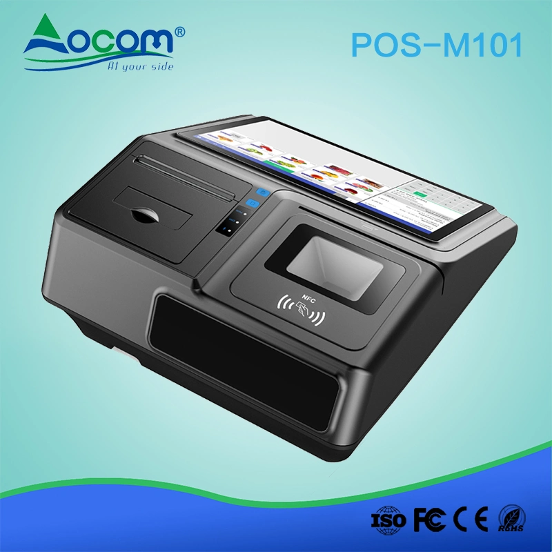 10.1 Inch Restaurant Billing Android All in One Touch Screen POS Machine with Printer