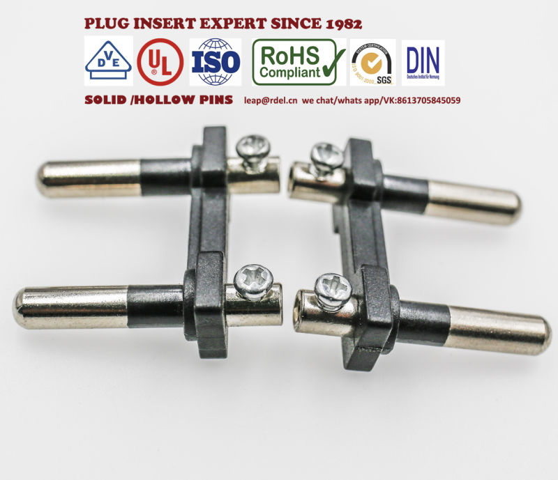 Indonesia Plug Inserts Indonesia Plug Inserts 4.0mm 4.8mm Pins with Screws