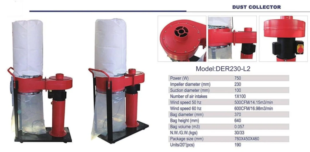 Wood Cyclone Dust Collector & Wood Working Dust Collector