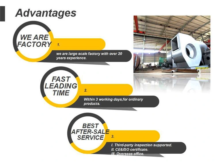 Forward Centrifugal Fans Fan for Cement Plate Quiet Dust Removal High Temperature Industrial Pipeline Blower