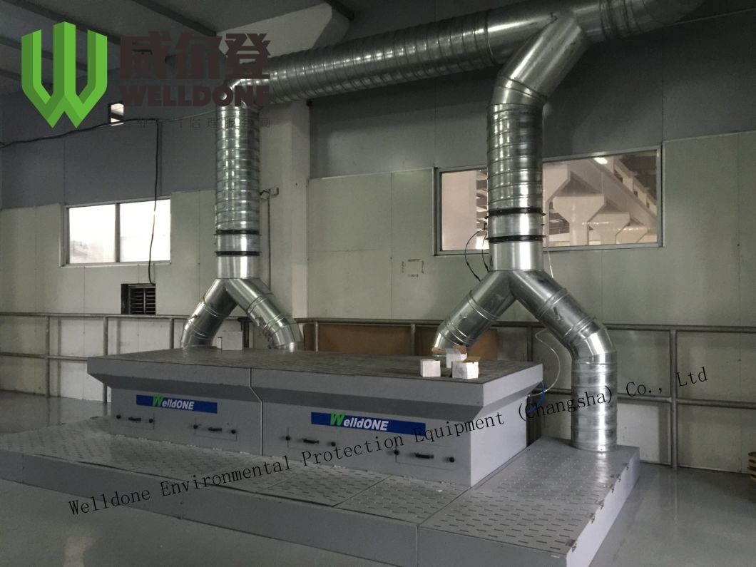 Polishing Cleaning Room Dust Collection Systems Fume Extractor