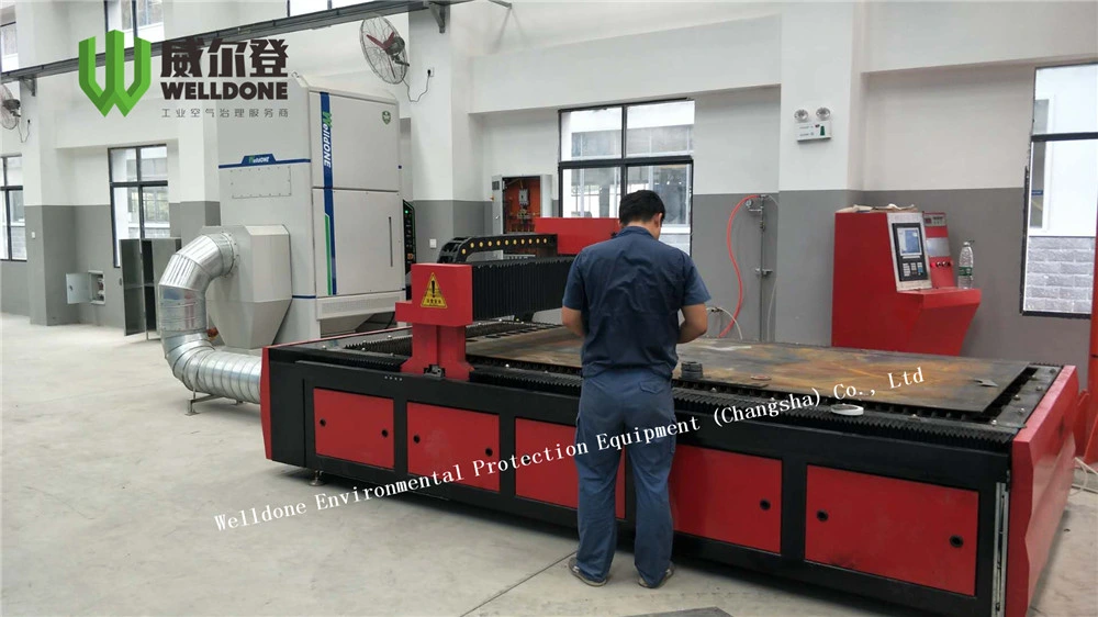 Carbon Steel Plasma Cutting Fume Extractor Dust Collection System