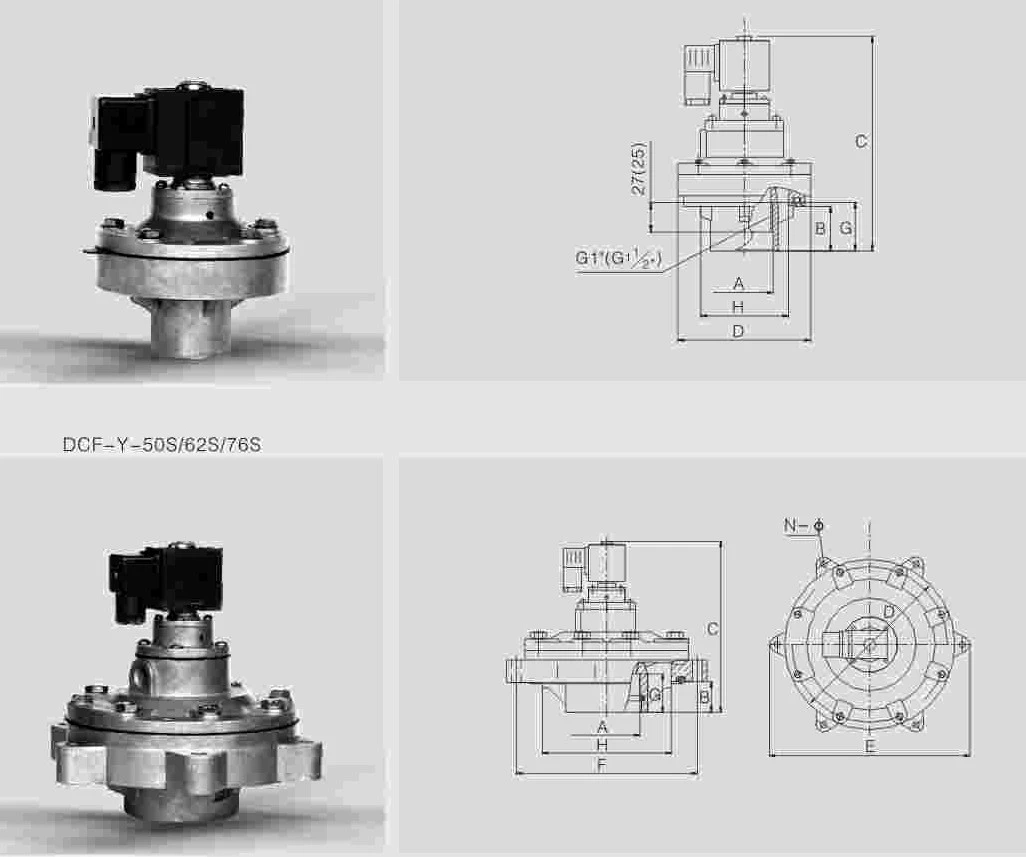 Xiechang Dust Collector Solenoid Operated Diaphragm Pulse Valve Since 1992