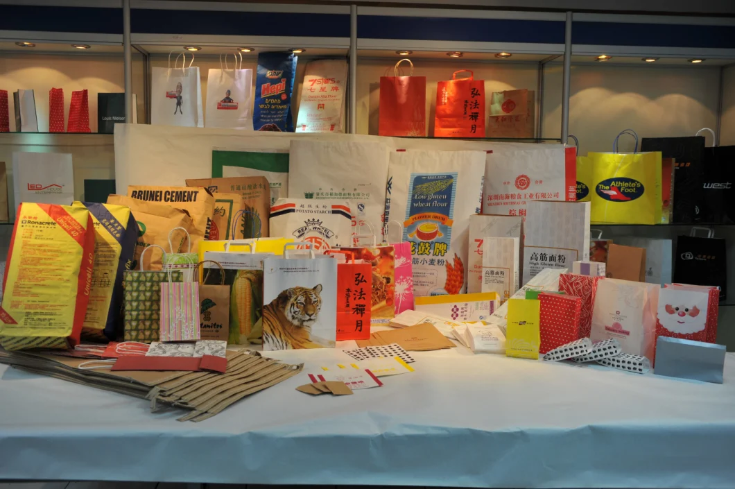 Flexo Printed White Paper Laminated PP Plastic Cement Valve Bag 20kg 50kg Cement Sack Bag