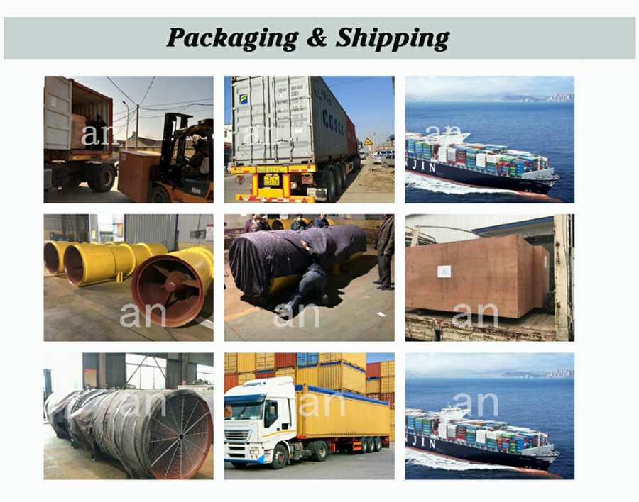 ISO 3000PA Induced Draft Centrifugal Industrial Heavy Duty Cooling Fans for Boiler Dust Exhaust
