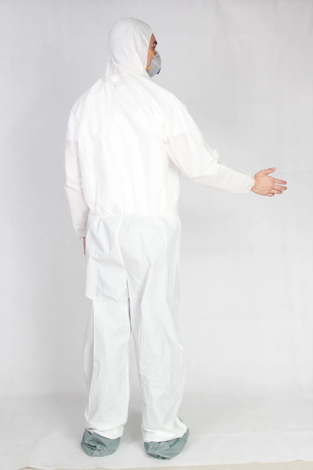 Protective Chemical Resistant Anti-Static Dust Proof Basic Industrial Microporous SMS Breathable Asbestos Removal Coveralls