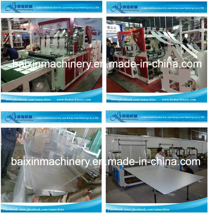 PE Plastic Bags Cutting Machine with Auto Bags Collector Table (BH-FQ)