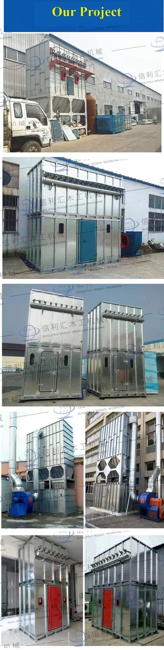 Industrial Smoke/Dust Removal Equipment for Centralized Fume Extraction System Industrial Bag House Gas Box Type Central Dust Collector