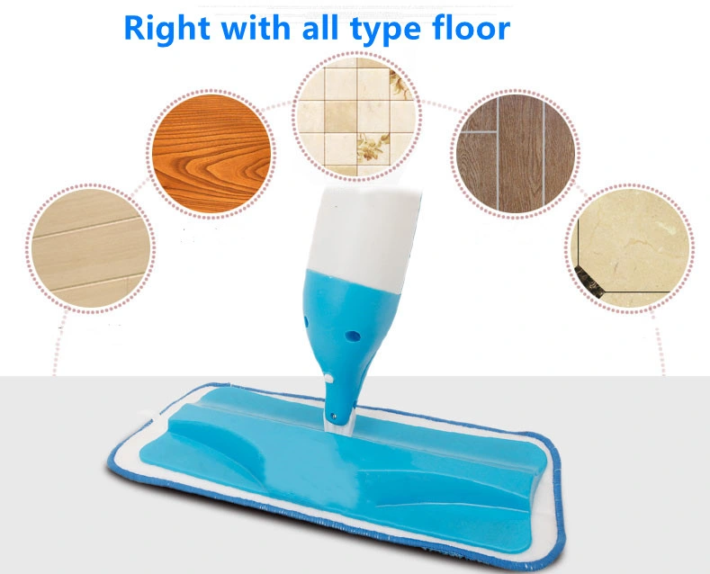 Microfiber Floor Mop 700ml Water Spray Spin 360 Mop