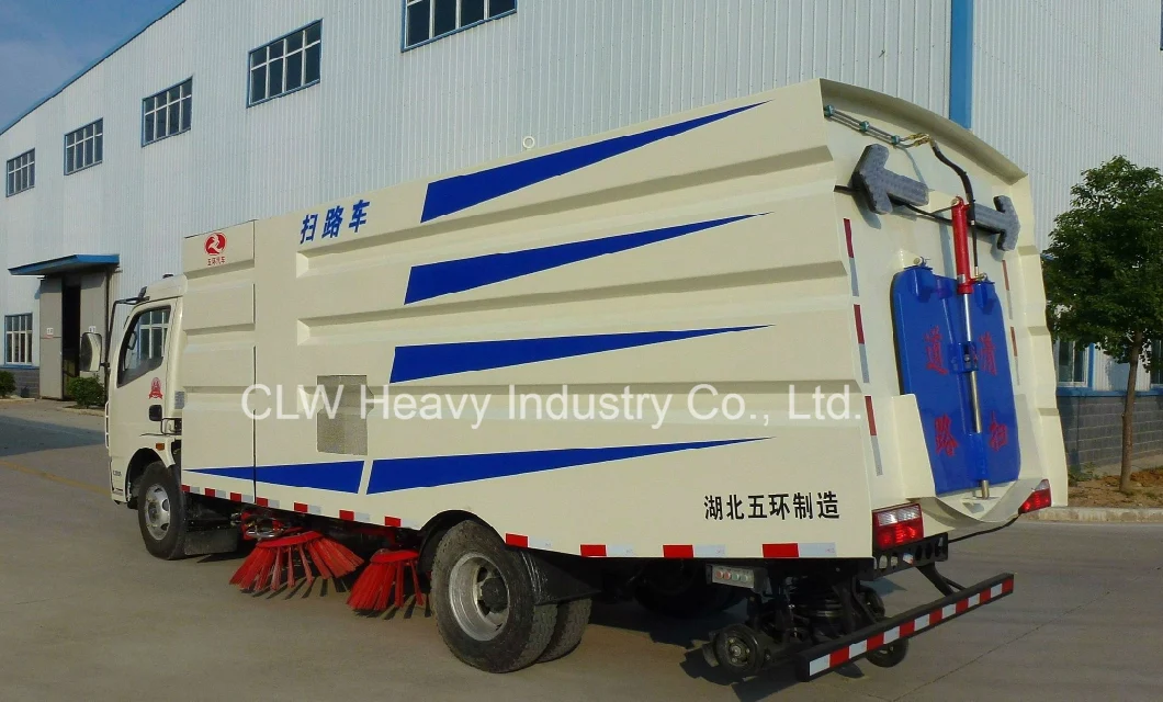 JAC 5cbm Garbage Tanker City Floor Road Broom Sweeper