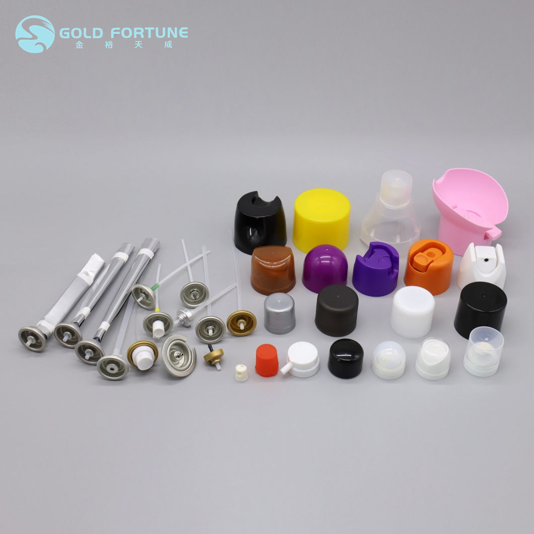 Plastic Cap with Brush for Foam Cleaning Cover Aerosol Caps