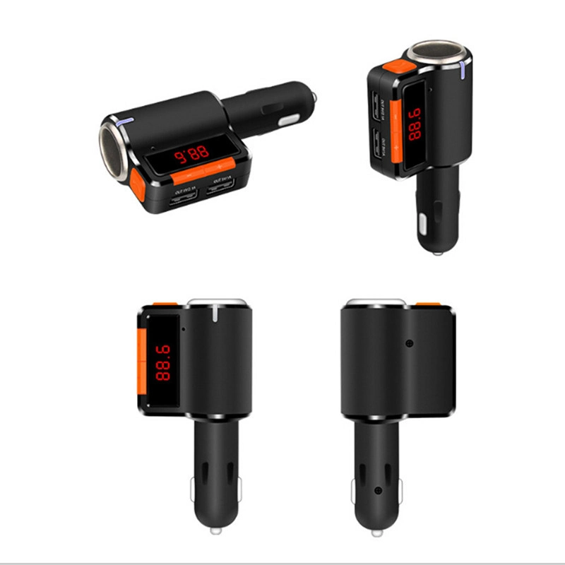 Bluetooth Hands-Free Car Kit FM Hands-Free Double USB 3.1A Car Charger