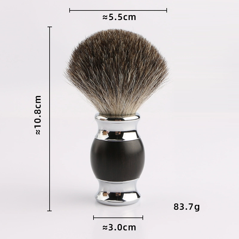 D815 Top Selling Metal Wooden Brush Men Badger Hair Shaving Brush Private Label