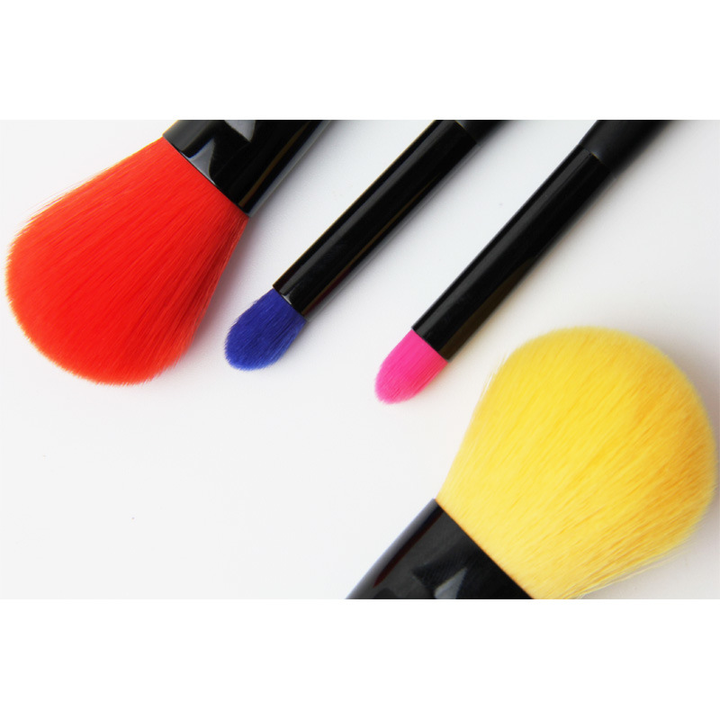 4PCS Color Nylon Hair Double Side Cosmetic Makeup Brush OEM Customized Makeup Brush Set