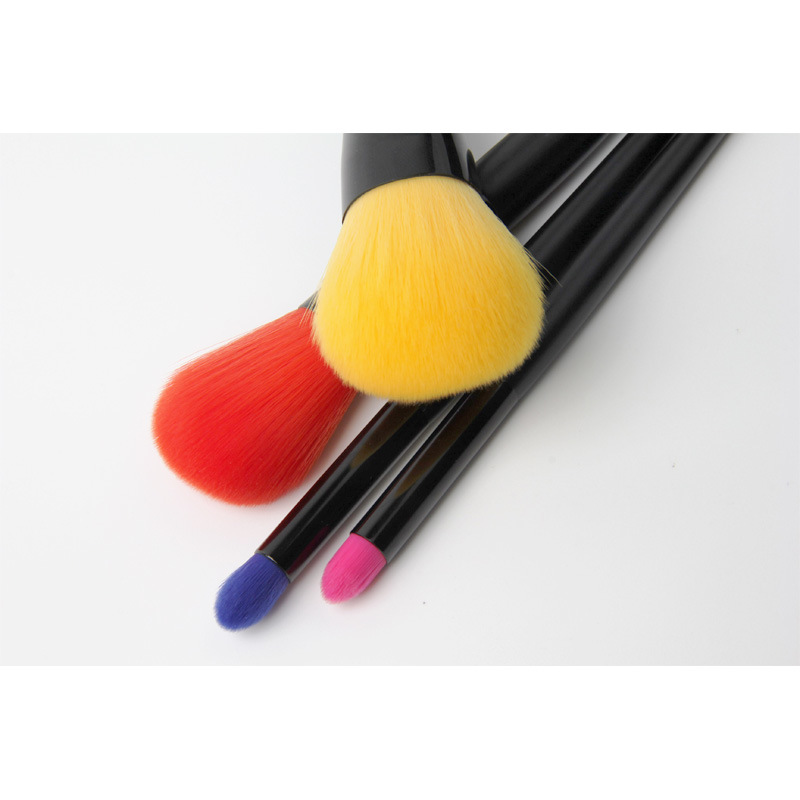 4PCS Color Nylon Hair Double Side Cosmetic Makeup Brush OEM Customized Makeup Brush Set