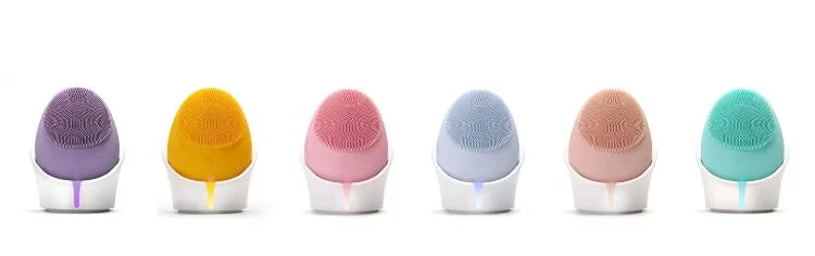 2021 Facial Cleansing Brush Newest Wireless Charging Face Brush Electric Waterproof Face Brush