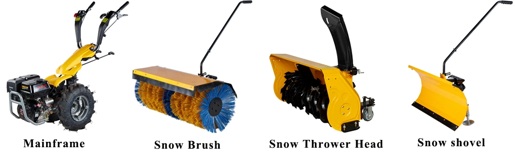 15HP Snow Sweeping Machine Gasoline Power Snow Broom Walking Snow Road Sweeper