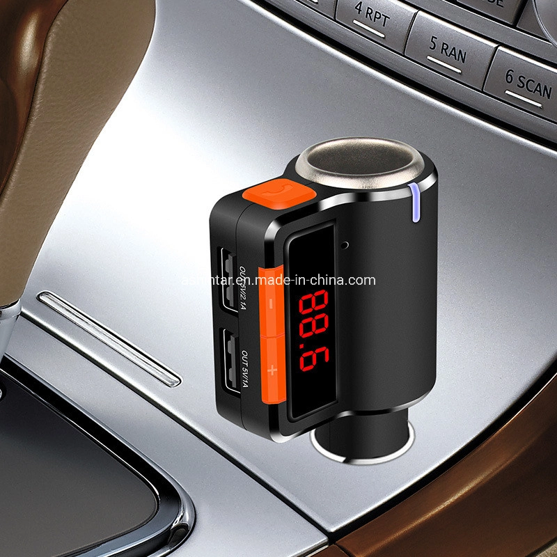 Bluetooth Hands-Free Car Kit FM Hands-Free Double USB 3.1A Car Charger