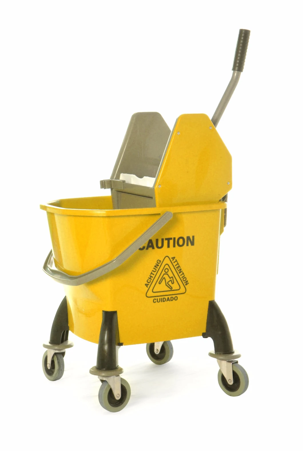 B-044 Model 30L Down-Press Cleaning Mop Plastic Bucket with Wringer